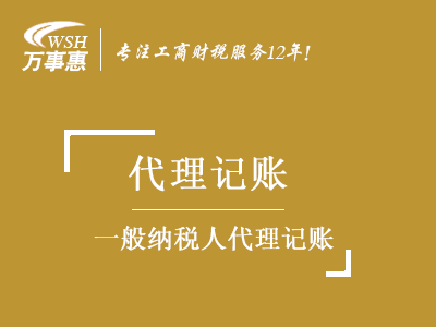 一般纳税人代理记账